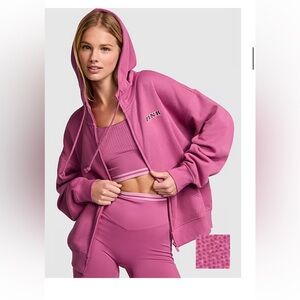 PINK zip up hoodie women’s size XL